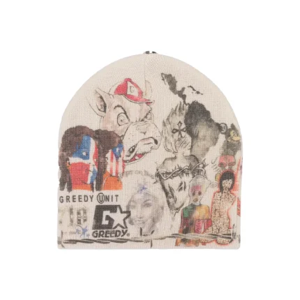 Greedy Unit All Over Print Beanie (2)