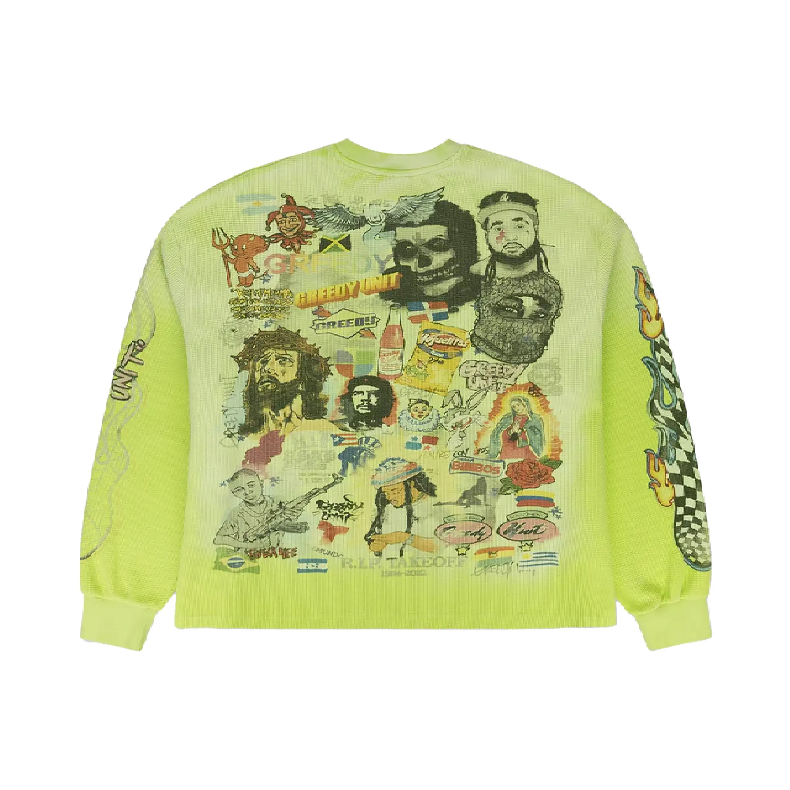 Greedy Unit All Over Print Thermal Long Sleeve (2)
