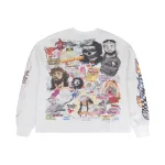 Greedy Unit All Over Print Thermal Long Sleeve White (1)