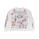 Greedy Unit All Over Print Thermal Long Sleeve White (2)