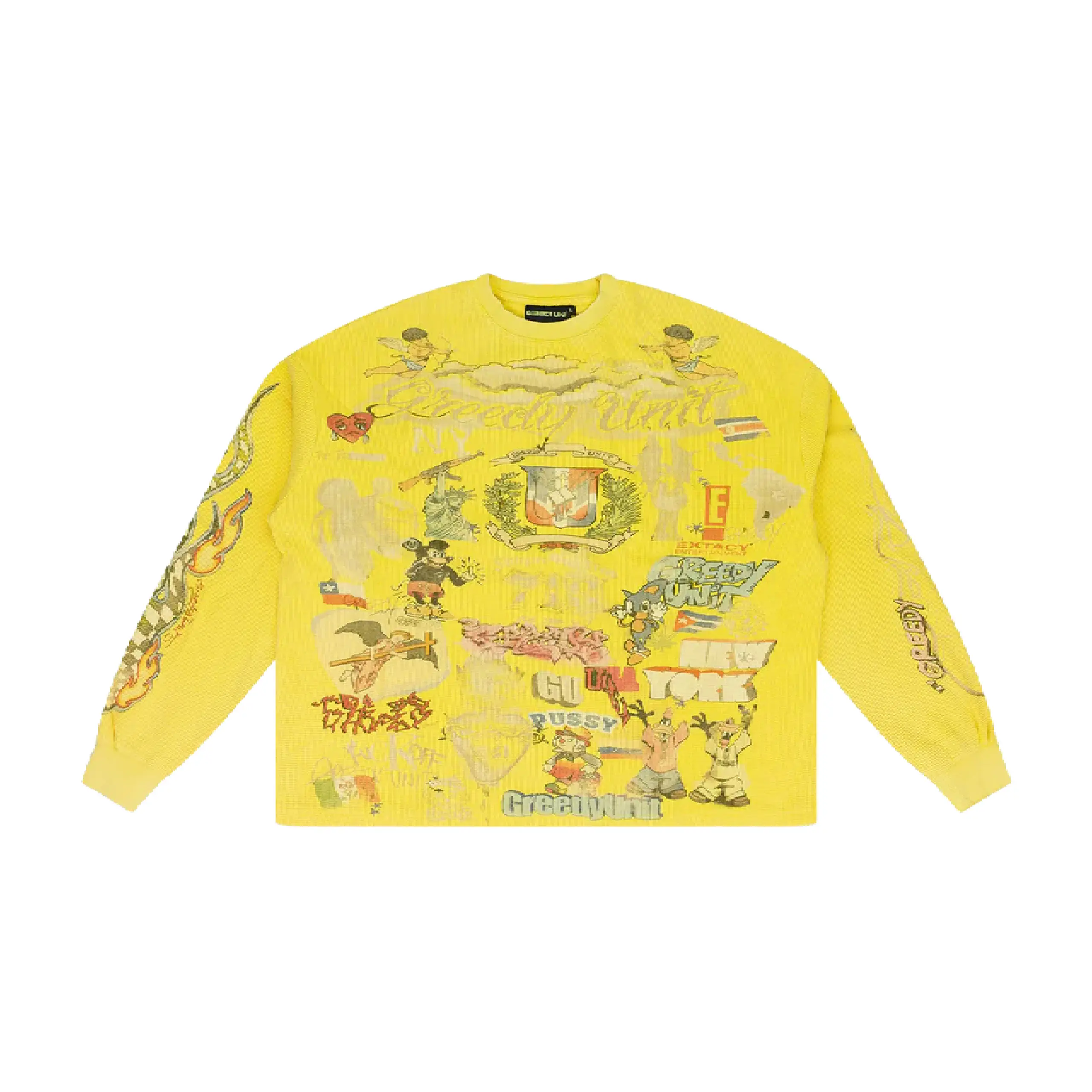 Greedy Unit All Over Thermal Long Sleeve (2)