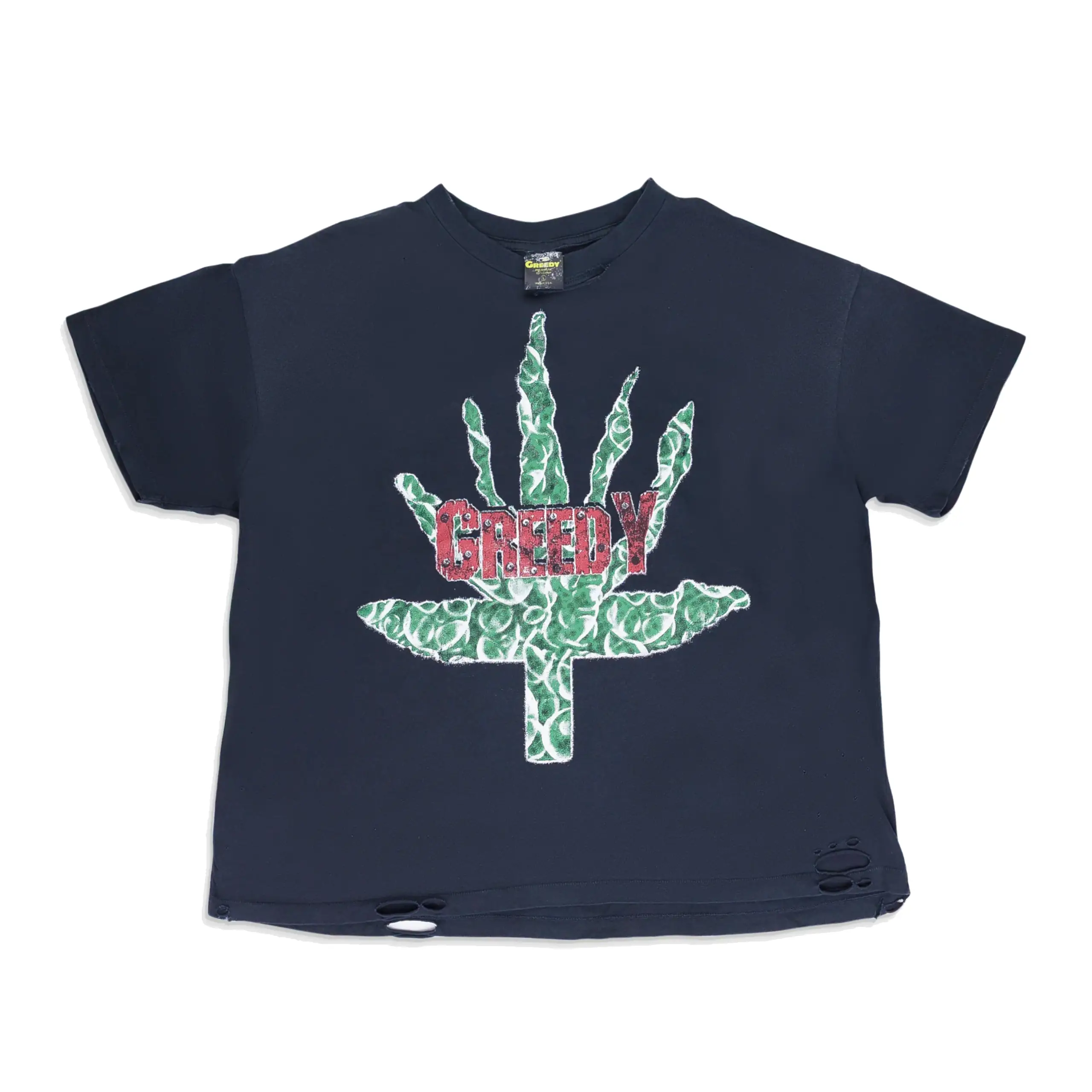 Greedy Unit Black Ganja T Shirt (2)