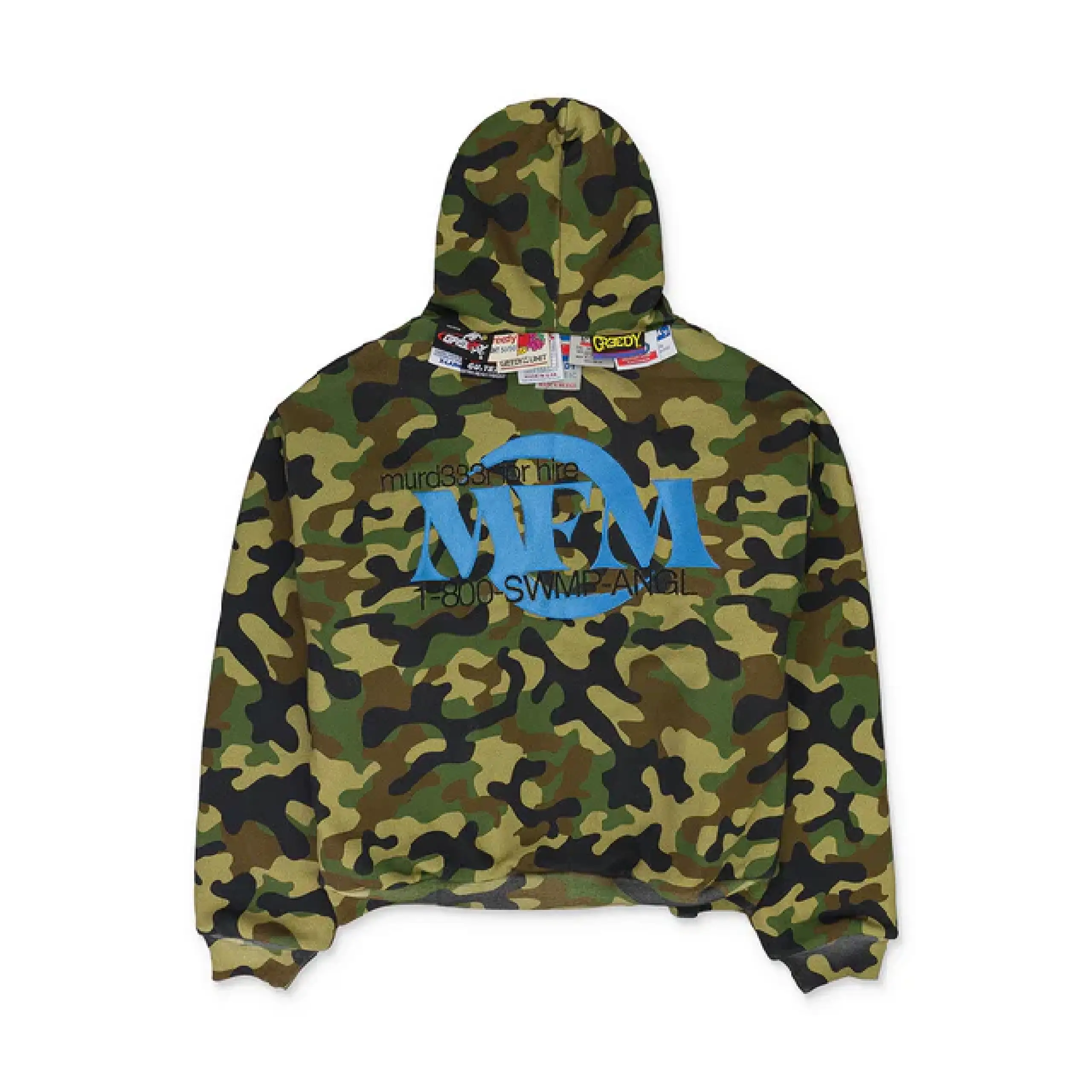 Greedy Unit Camo Double Layered Hoodie (1)