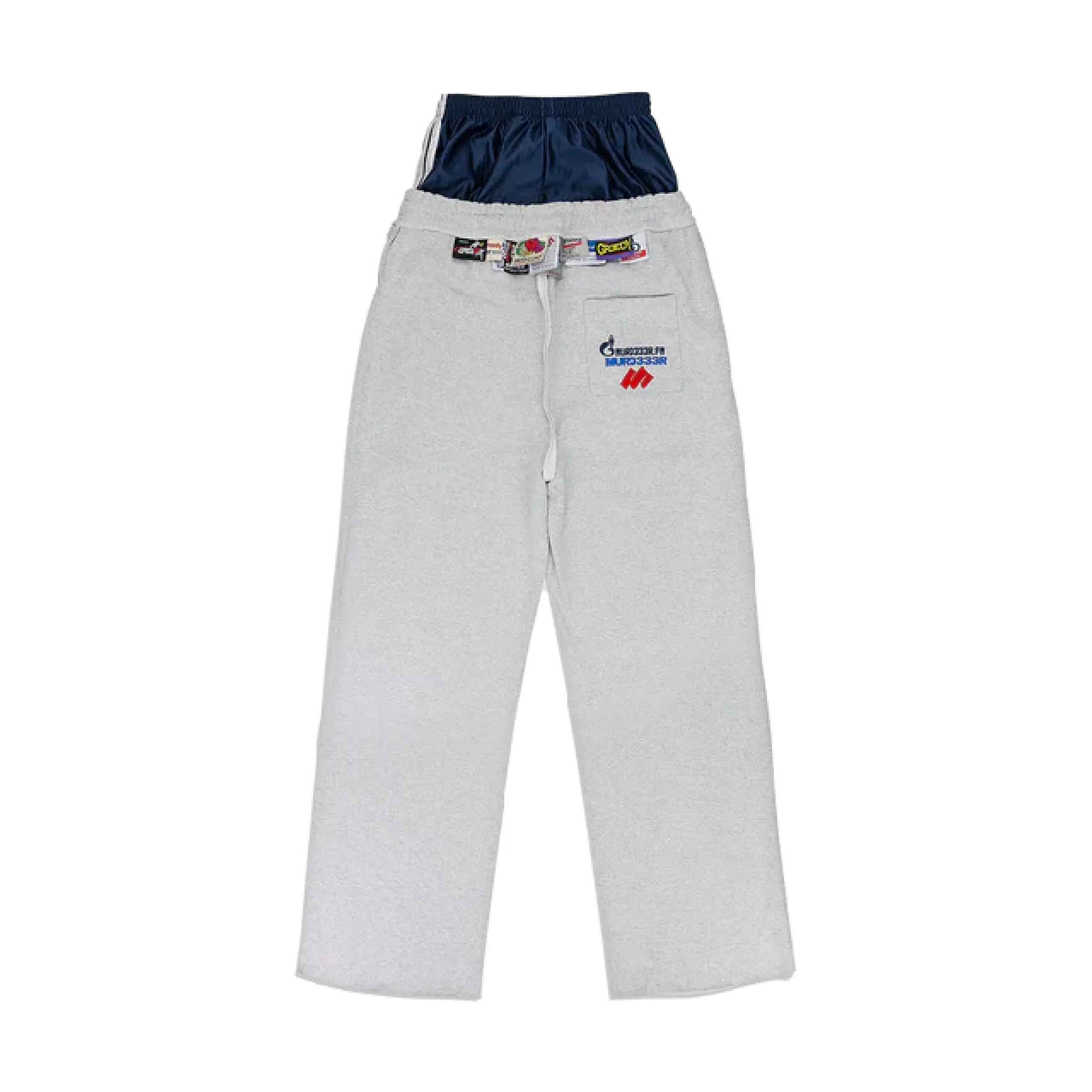 Greedy Unit Camo Sweatshorts Grey (1)