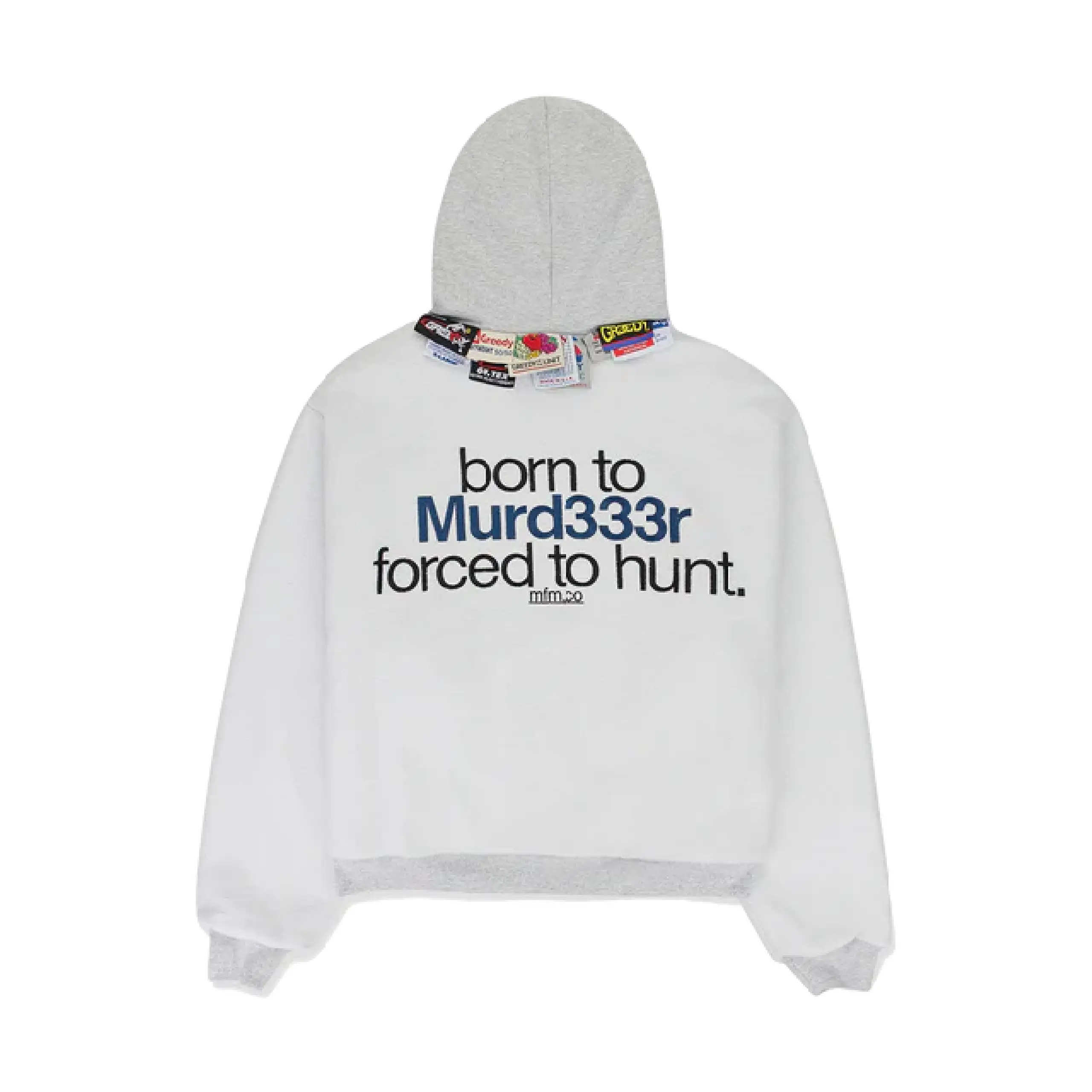 Greedy Unit Double Layered Hoodie Grey (1)