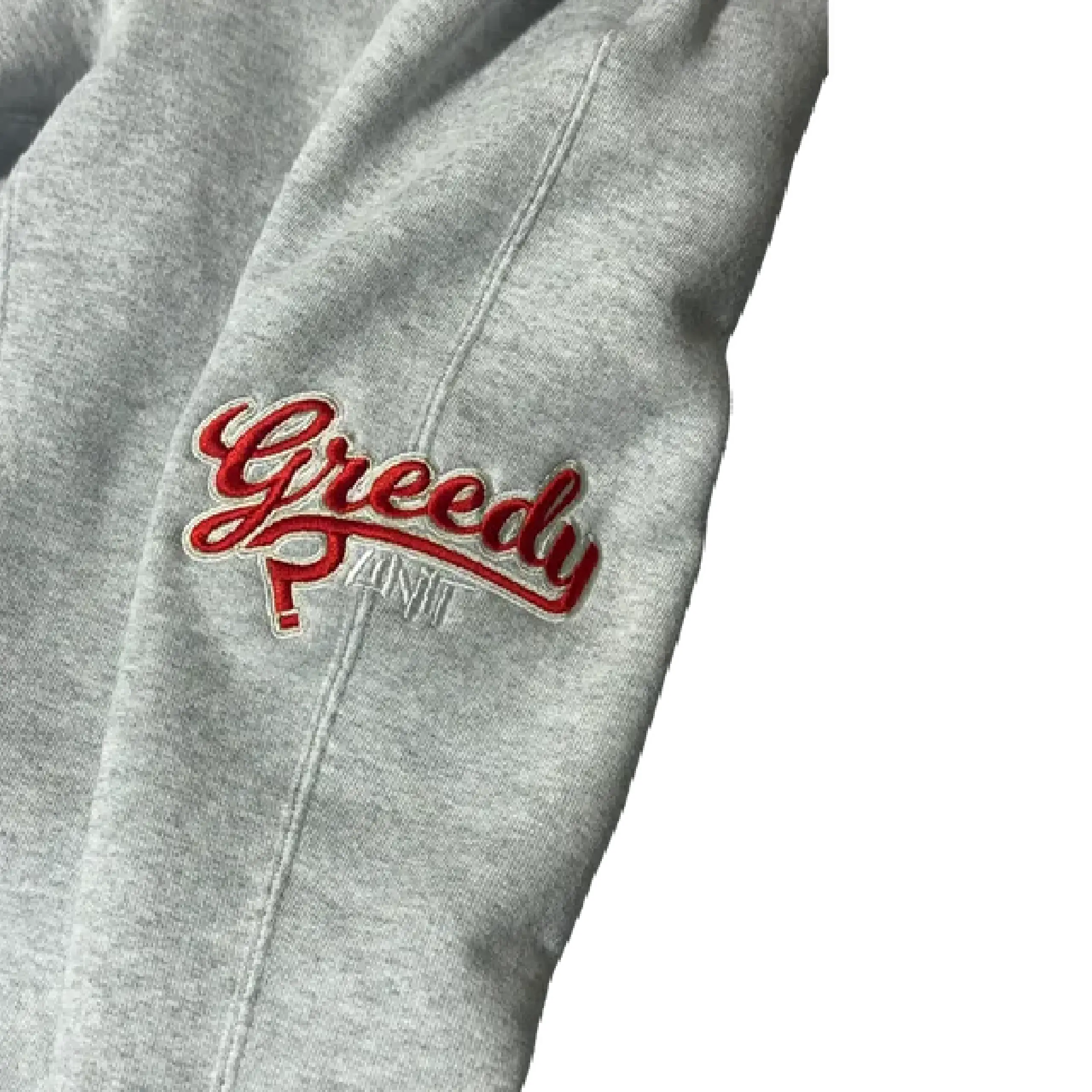 Greedy Unit Grafitti Sweatpants Grey (1)
