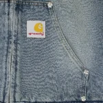 Greedy Unit Loose Screw Blue Denim Hoodie (1)