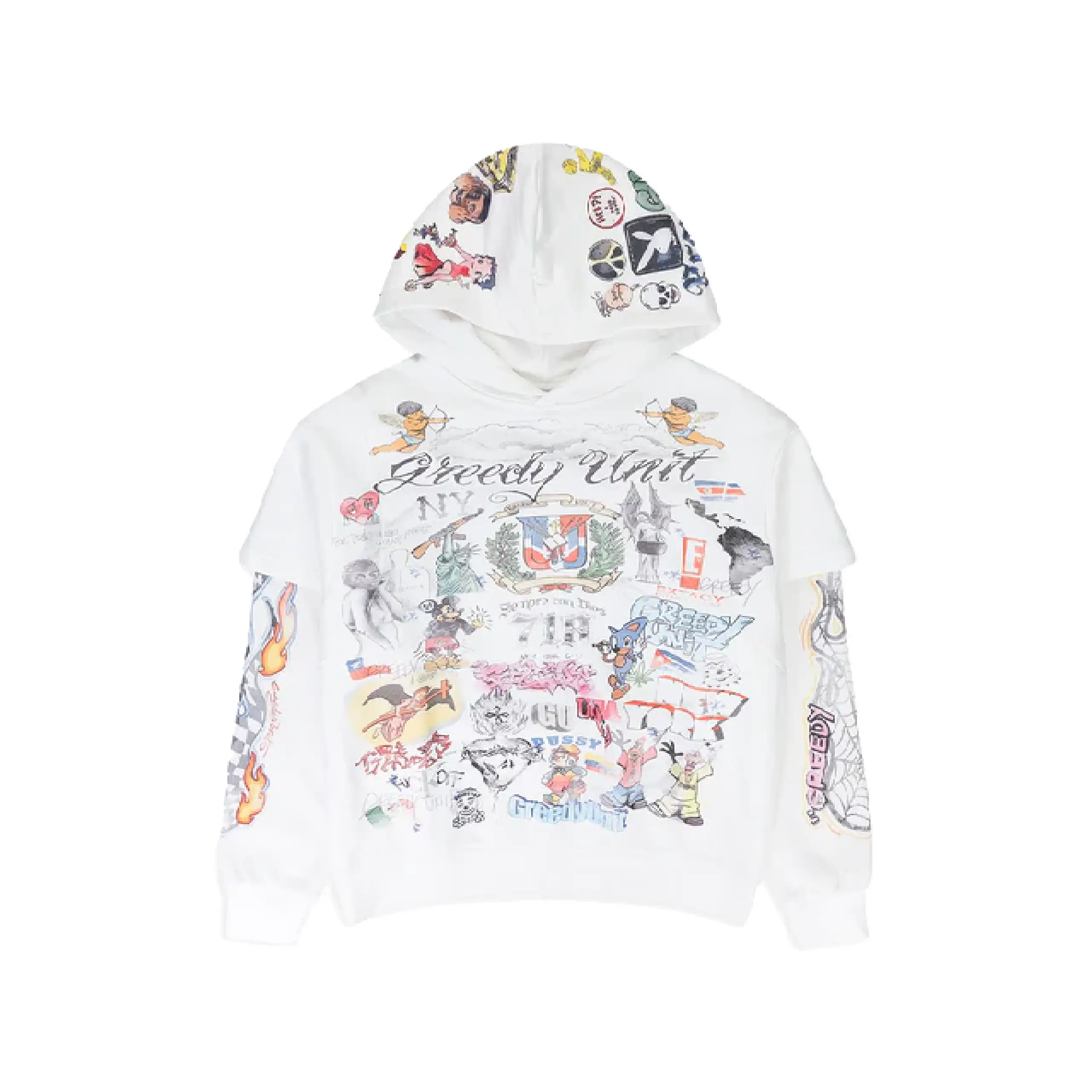 Greedy Unit Multi Layer All Over Print Hoodie (2)
